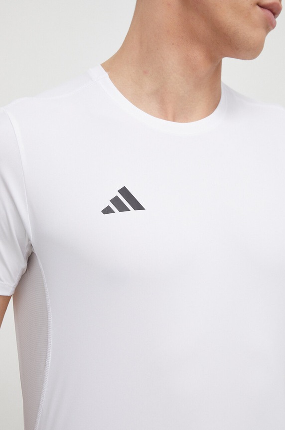 Μπλουζάκι για τρέξιμο adidas Performance Adizero Adizero IN1157 λευκό