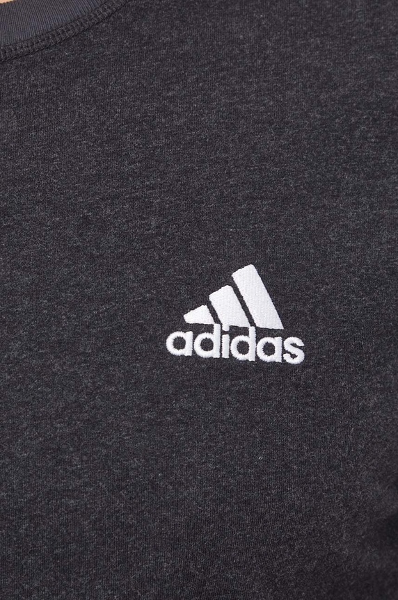 Bavlněné tričko adidas šedá IN7123