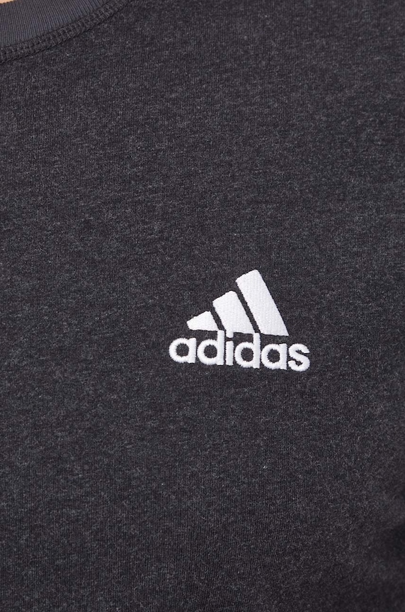Bavlněné tričko adidas šedá IN7123
