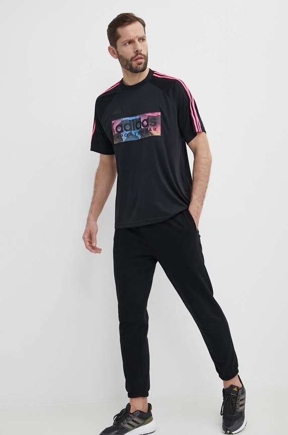 adidas t-shirt TIRO IP3781 czarny SS24