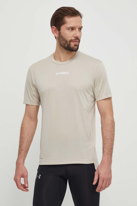 adidas TERREX sportos póló Multi sima bézs IP4779