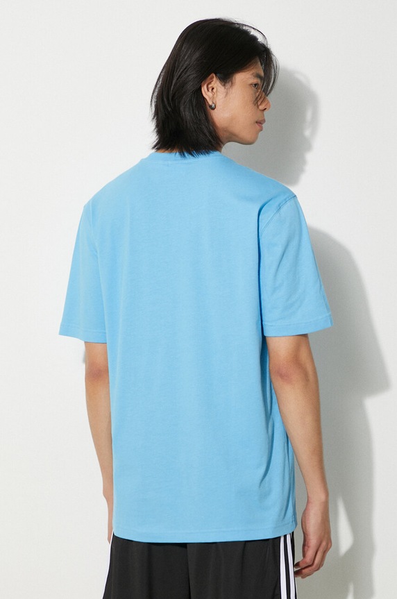 Clothing adidas Originals cotton t-shirt IR7980 blue
