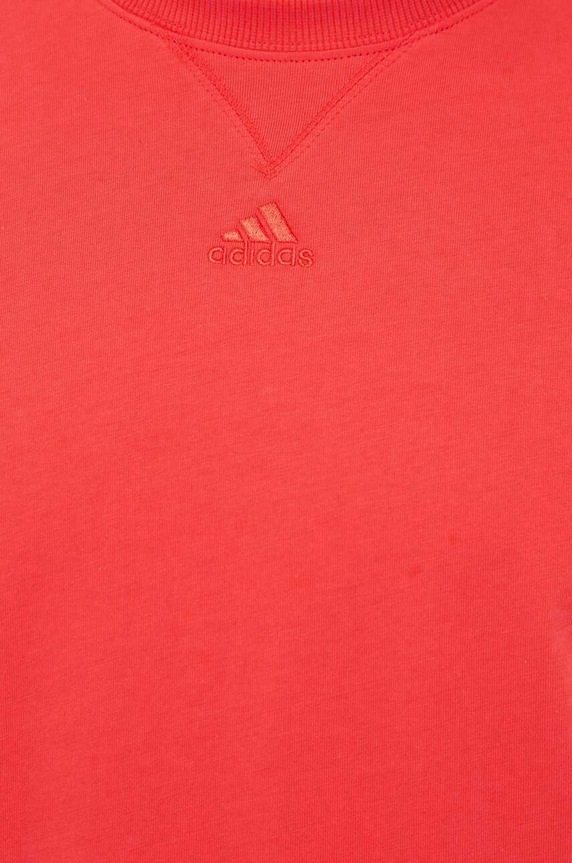 adidas tricou din bumbac IR9110 rosu