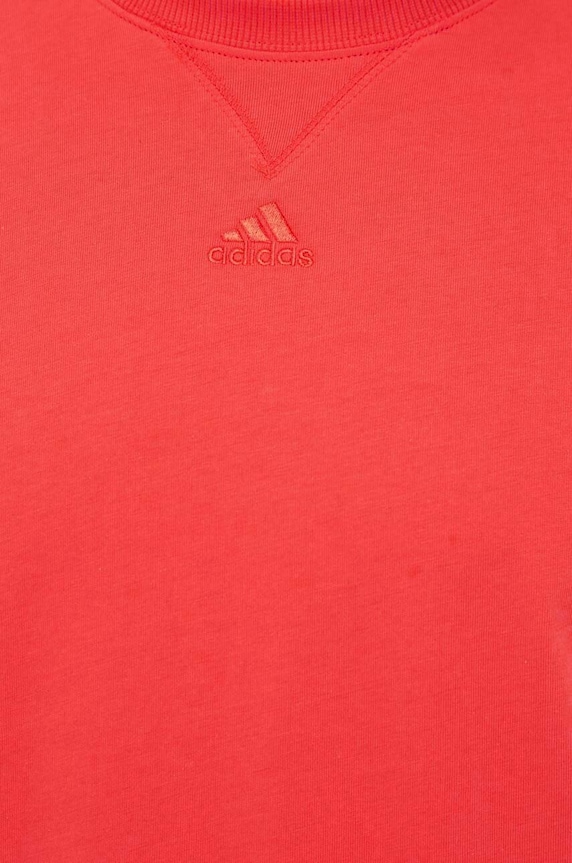 adidas tricou din bumbac IR9110 rosu