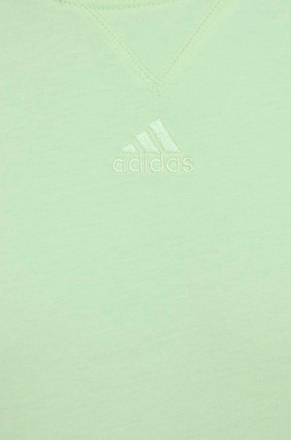 Βαμβακερό μπλουζάκι adidas Shadow Original IR9111 πράσινο