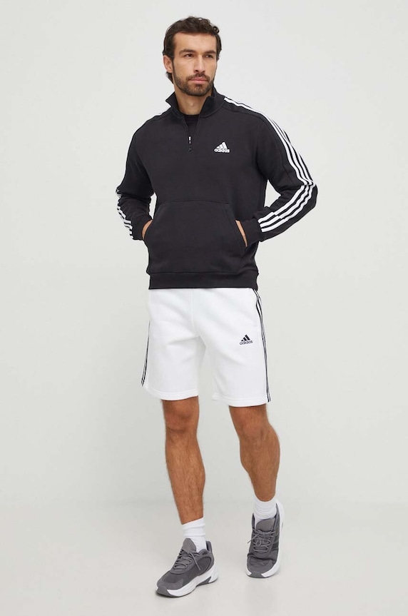 adidas t-shirt bawełniany IW8833 czarny SS24