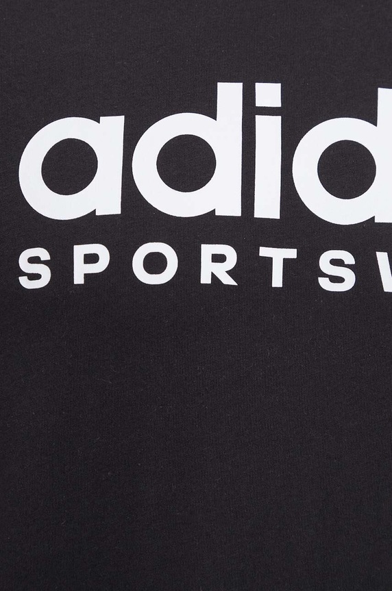 adidas t-shirt bawełniany IW8833 czarny
