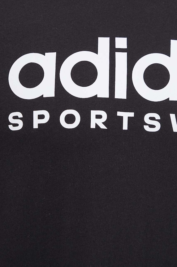 adidas t-shirt bawełniany IW8833 czarny