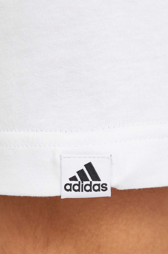 adidas t-shirt bawełniany IW8835 biały