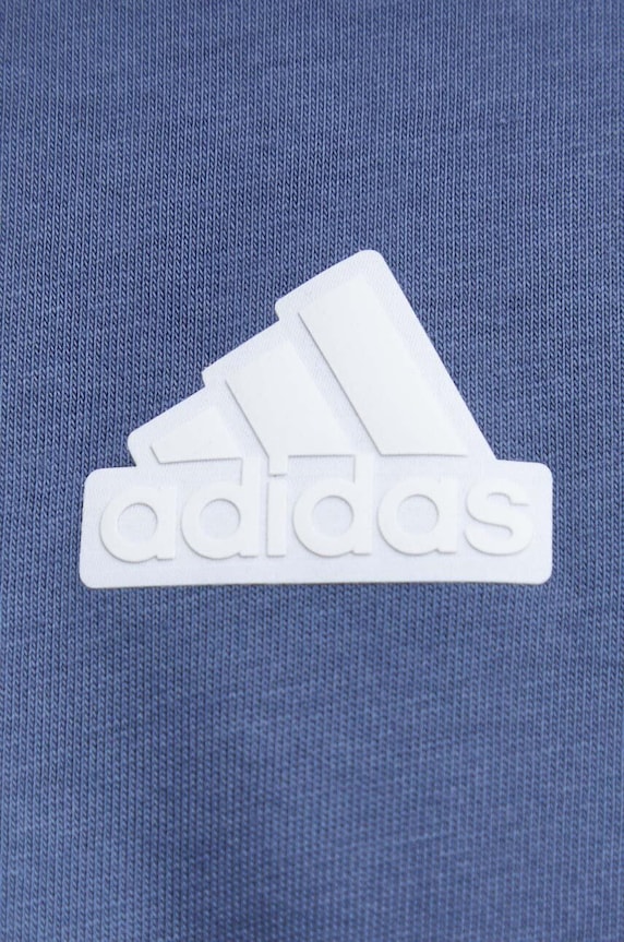 adidas t-shirt bawełniany IX5199 niebieski