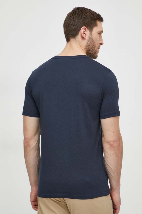 Odzież Joop! t-shirt bawełniany Alerio 30042432 granatowy