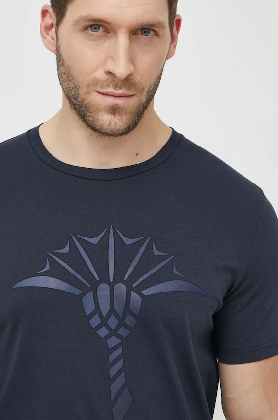 Joop! t-shirt bawełniany Alerio granatowy 30042432