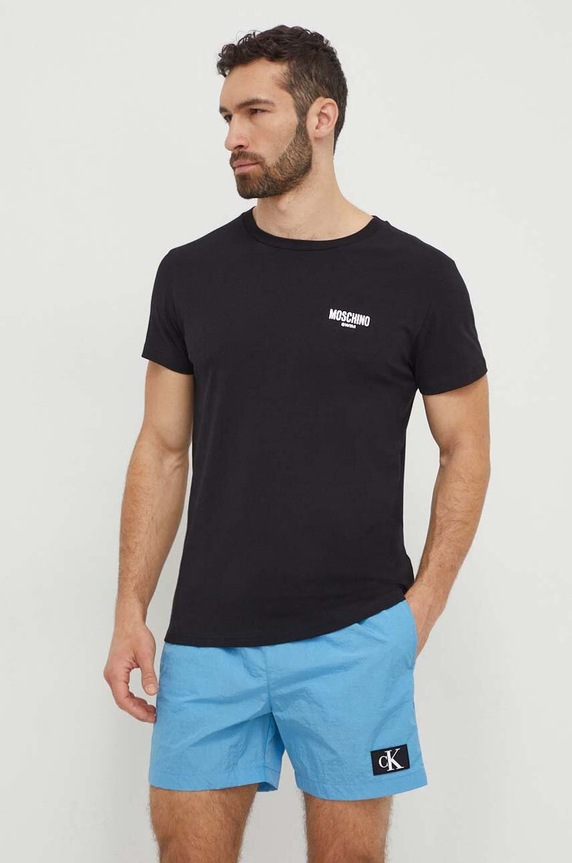 Moschino Underwear strand póló 0703.9408 fekete SS24