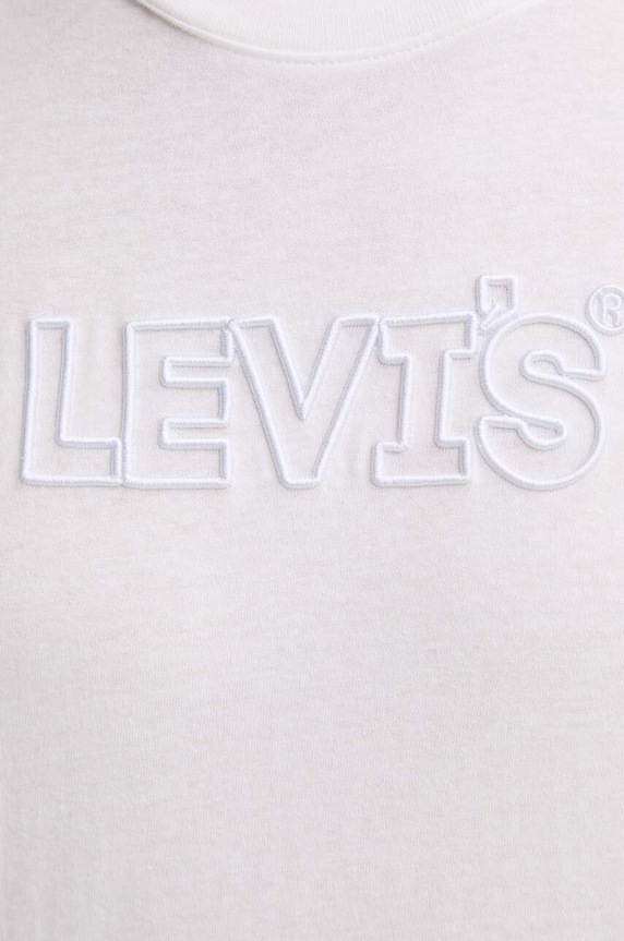 Bavlnené tričko Levi's 16143 béžová