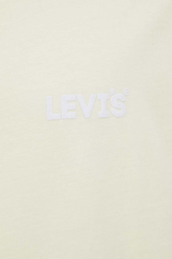 Levi's t-shirt bawełniany 16143 żółty