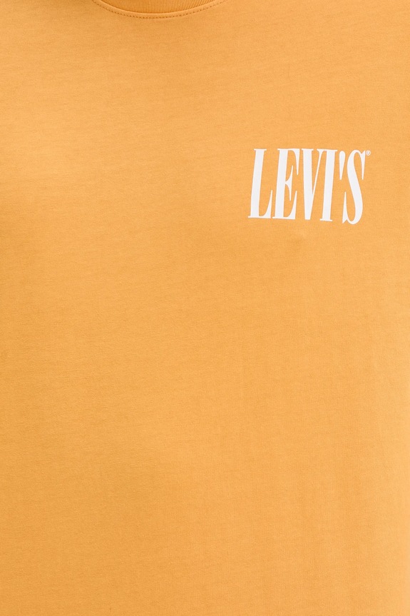 Bavlnené tričko Levi's 16143 žltá