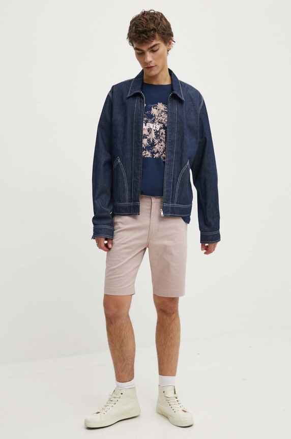 Bavlnené tričko Levi's 16143 tmavomodrá SS26