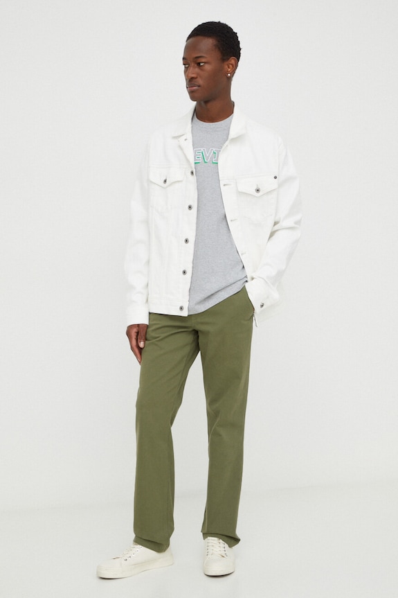 Βαμβακερό μπλουζάκι Levi's 16143 γκρί SS26