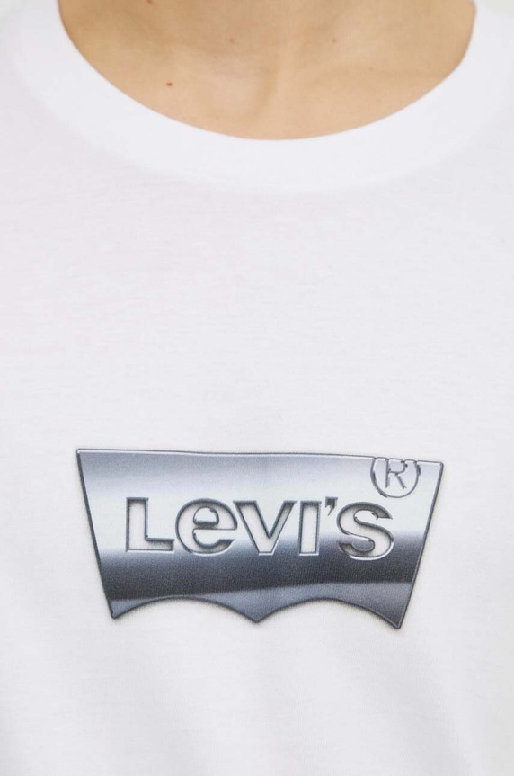 Levi's t-shirt GRAPHIC CREWNECK 22491 biały