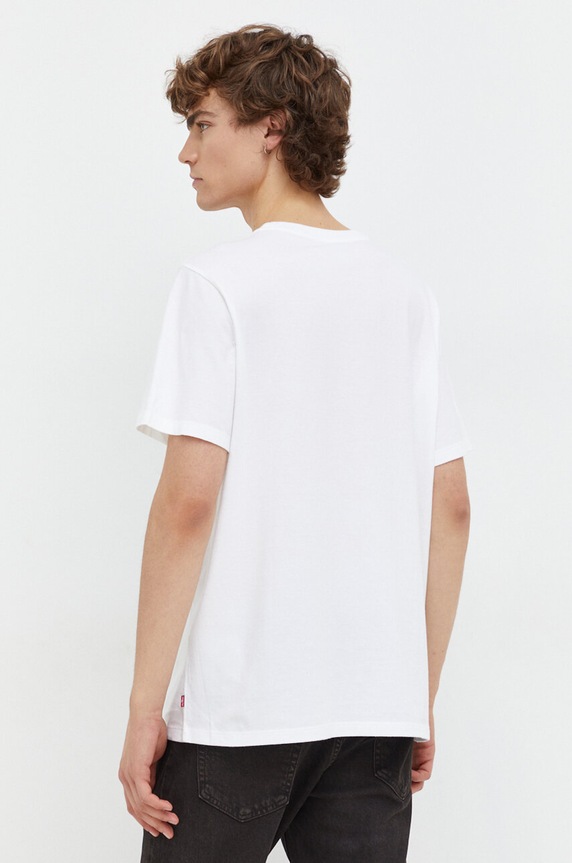 Odzież Levi's t-shirt GRAPHIC CREWNECK 22491 biały