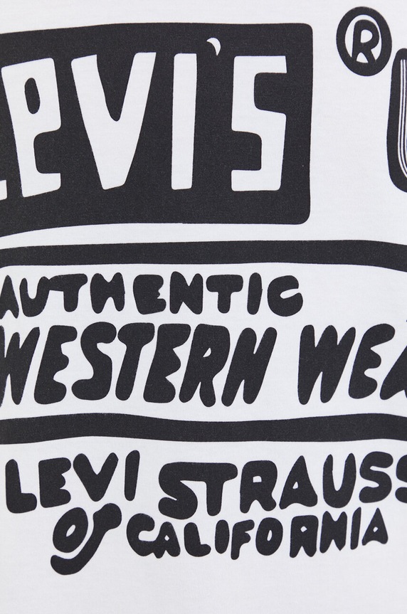 Levi's t-shirt GRAPHIC CREWNECK 22491 biały