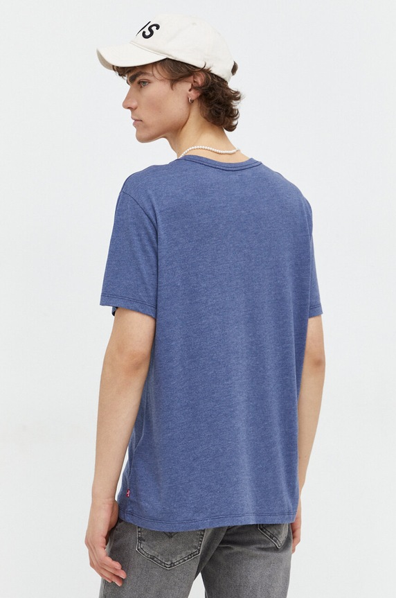 Odzież Levi's t-shirt GRAPHIC CREWNECK 22491 niebieski