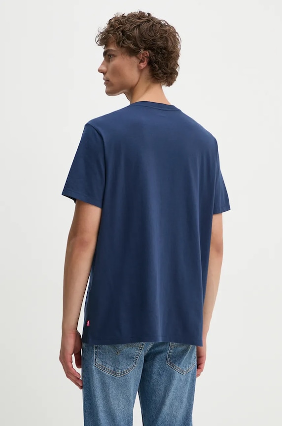 Odzież Levi's t-shirt GRAPHIC CREWNECK 22491 granatowy