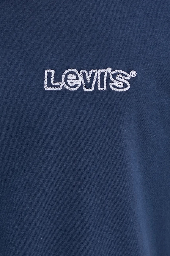 Levi's t-shirt GRAPHIC CREWNECK 22491 granatowy