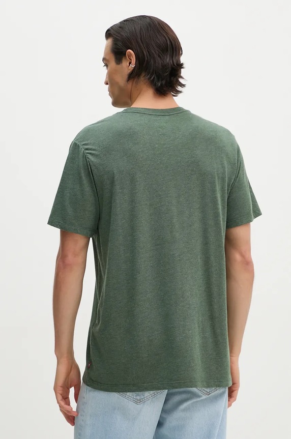 Odzież Levi's t-shirt GRAPHIC CREWNECK 22491 zielony