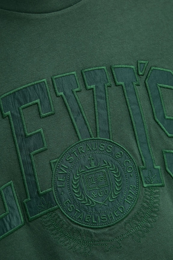 Bavlněné tričko Levi's 22491 zelená