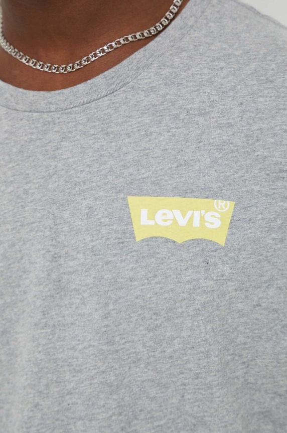 Levi's t-shirt GRAPHIC CREWNECK 22491 szary
