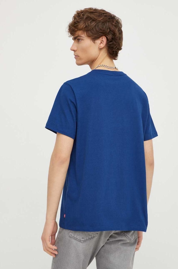 Odzież Levi's t-shirt GRAPHIC CREWNECK 22491 niebieski