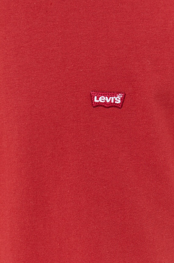 Bavlnené tričko Levi's 56605 červená