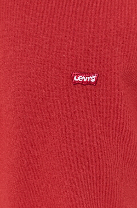 Bavlnené tričko Levi's 56605 červená