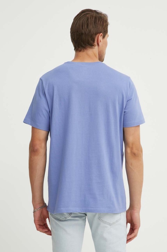 Oblečenie Bavlnené tričko Levi's 56605 fialová