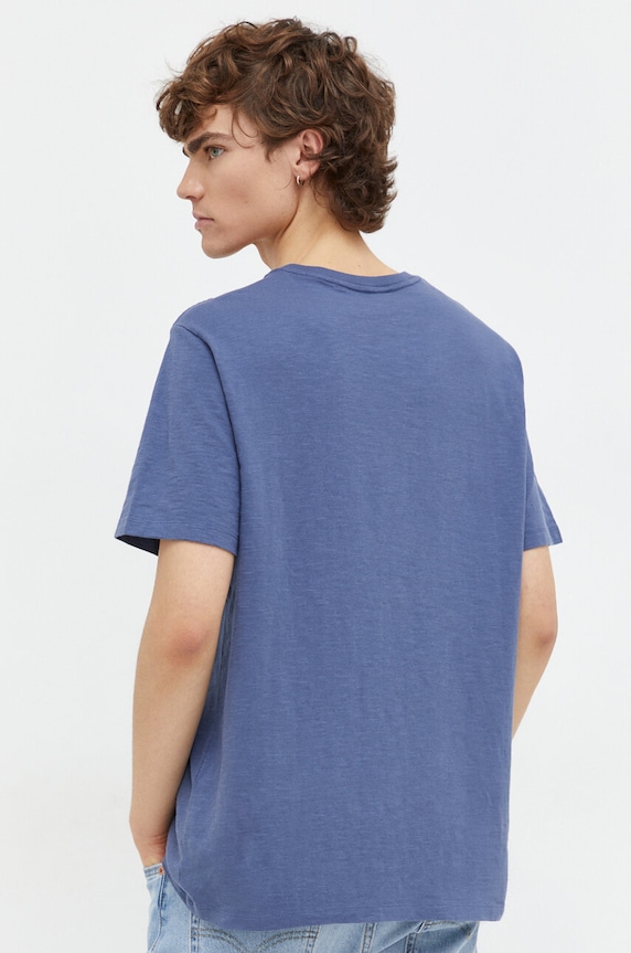 Odzież Levi's t-shirt bawełniany 56605 niebieski