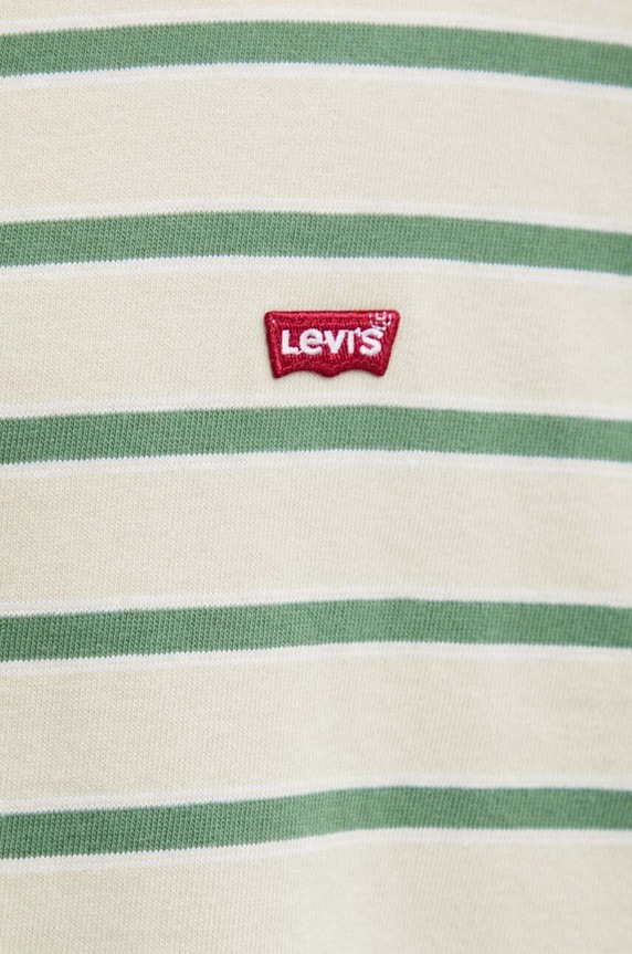 Pamučna majica Levi's 56605 bež