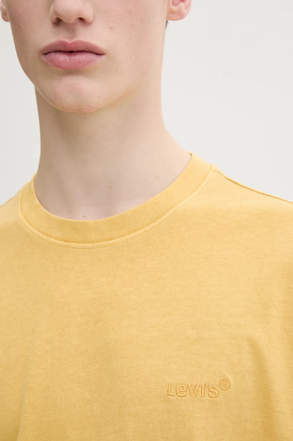 Levi's męskie bawełniane A0637 żółty