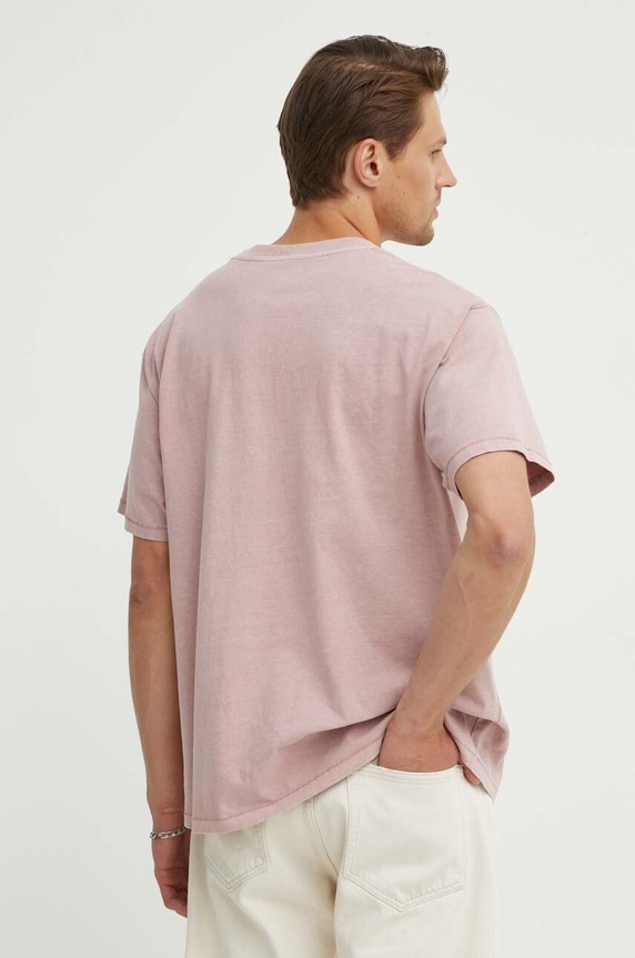 Odzież Levi's męskie bawełniane A0637 różowy