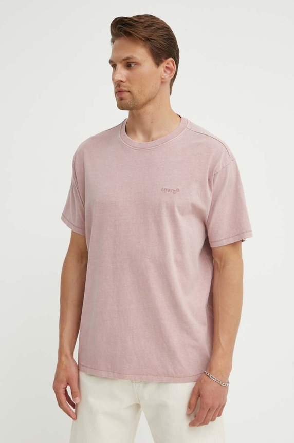 Levi's męskie bawełniane różowy A0637