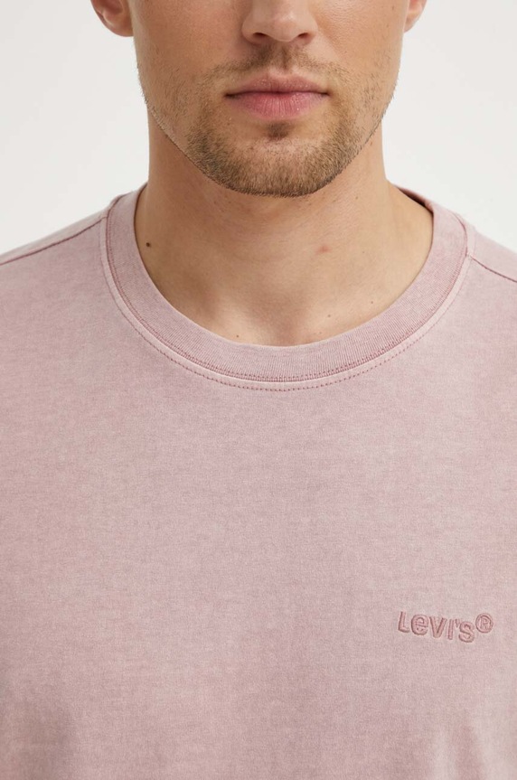 Levi's męskie bawełniane A0637 różowy