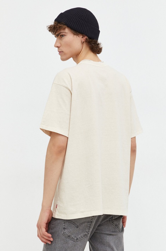 Odzież Levi's męski bawełniany A0637 beżowy