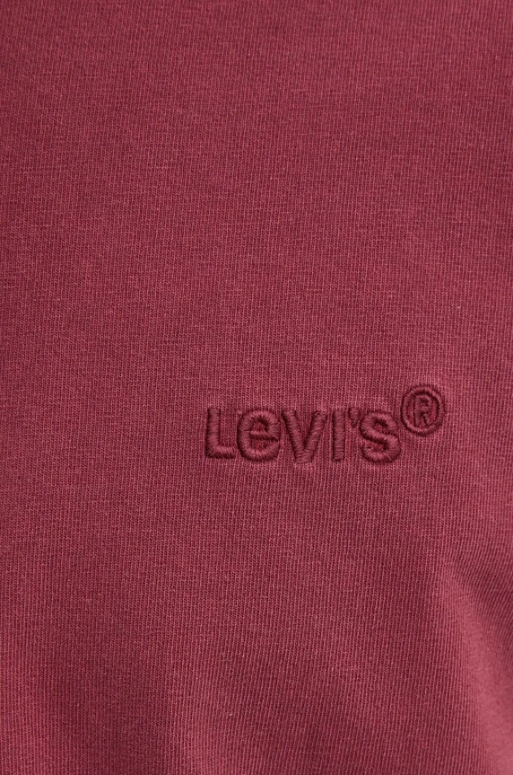 Levi's męskie bawełniane A0637 bordowy