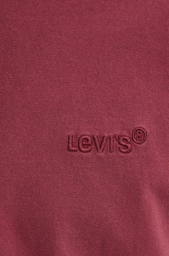 Levi's męskie bawełniane A0637 bordowy