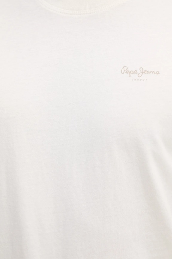 Pepe Jeans t-shirt bawełniany JACKO PM508664 beżowy
