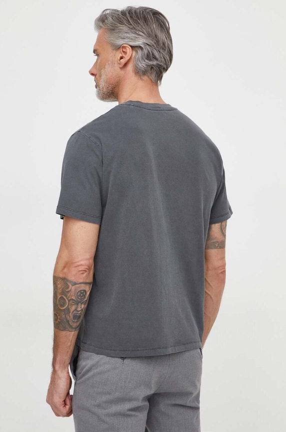 Oblečení Bavlněné tričko Pepe Jeans Jacko PM508664 šedá