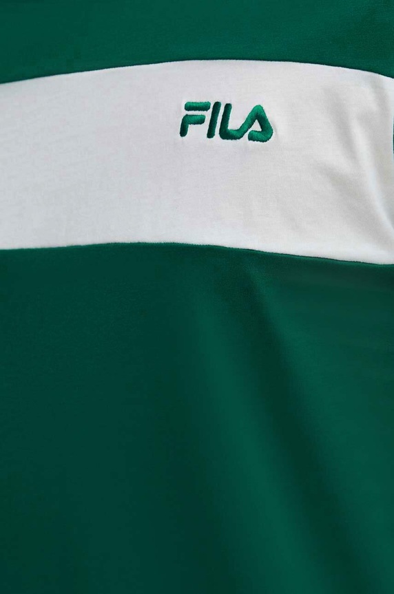 Bavlněné tričko Fila Lankaran FAM0680 zelená