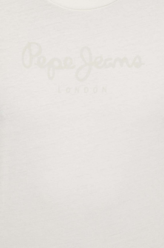 Bavlnené tričko Pepe Jeans Eggo PM508208 béžová