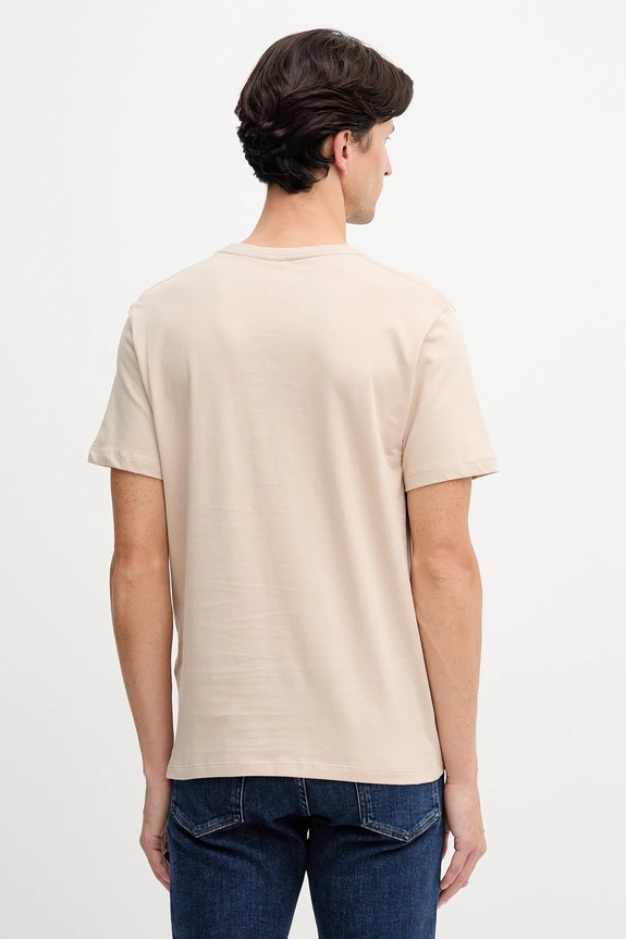 Oblečenie Bavlnené tričko Pepe Jeans Eggo PM508208 béžová