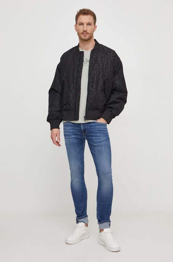 Pepe Jeans tricou din bumbac Eggo PM508208 verde SS25